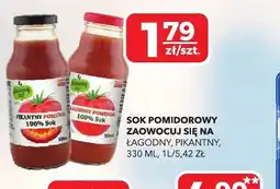 Top Market Sok pomidorowy ZAOWOCUJ SIĘ NA łagodny oferta