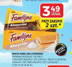 Top Market Wafle Familijne Jutrzenka klasyczne o smaku śmietankowym oferta