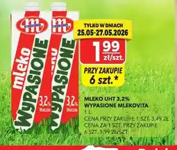Top Market Mleko UHT 3,2% Wypasione Mlekovita oferta