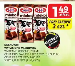 Top Market Mleko UHT czekoladowe Wypasione Mlekovita oferta