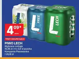 Chorten Piwo bezalkoholowe Lech Free 0,0% 4-pak oferta