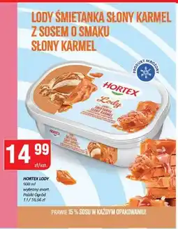 Chorten Lody śmietanka słony karmel z sosem o smaku słony karmel Hortex oferta