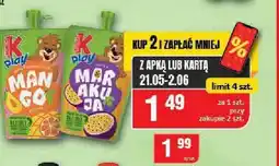 Chorten Napój Kubuś Play oferta