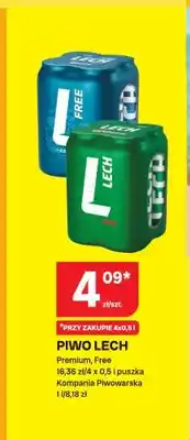 Chorten Piwo bezalkoholowe Lech Free oferta