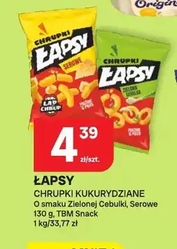 Chorten Chrupki kukurydziane Łapsy o smaku zielonej cebulki oferta
