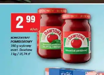 Chorten Koncentrat pomidorowy Dawtona oferta
