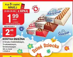 Chorten Lody Kostka Śnieżna o smaku śmietankowym Koral oferta