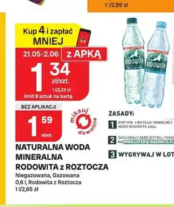 Chorten Naturalna woda mineralna Rodowita z Roztocza Niegazowana oferta