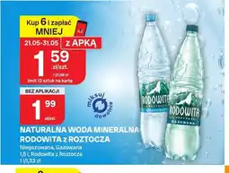 Chorten Naturalna woda mineralna Rodowita z Roztocza Niegazowana oferta