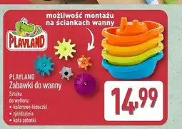 ALDI Zabawki do wanny PLAYLAND kolorowe łódeczki oferta