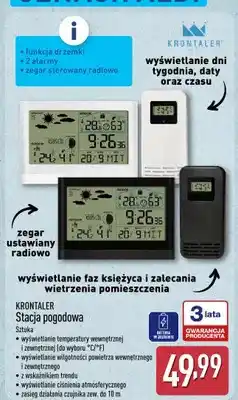 ALDI Stacja pogodowa KRONTALER oferta