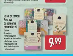 ALDI Zestaw do robienia bransoletek HOME CREATION literki i cyferki oferta