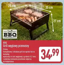 ALDI Grill węglowy przenośny BBQ oferta