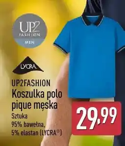 ALDI Koszulka polo pique męska UP2FASHION oferta