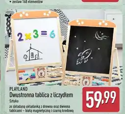 ALDI Dwustronna tablica z liczydłem PLAYLAND oferta