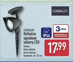 ALDI Reflektor ogrodowy solarny LED CASALUX oferta