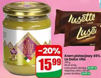 Dino Krem pistacjowy 45% La Dolce Vita oferta