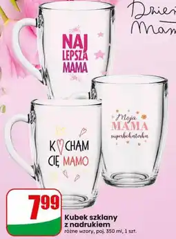Dino Kubek szklany z nadrukiem oferta