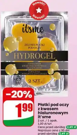 Dino Płatki pod oczy z kwasem hialuronowym it'sme oferta