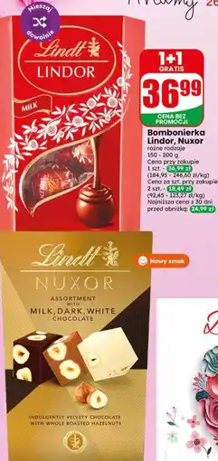 Dino Bombonierka Lindor, Nuxor oferta
