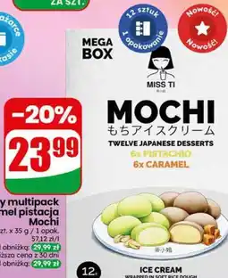 Dino Lody multipack karmel pistacja Mochi 12 szt. x 35 g / 1 opak oferta