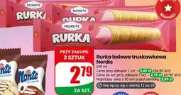 Dino Rurka lodowa truskawkowa Nordis oferta