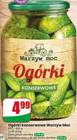 Dino Ogórki konserwowe Warzyw Moc oferta