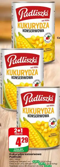Dino Kukurydza konserwowa Pudliszki oferta