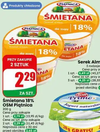 Dino Śmietana 18% OSM Piątnica oferta