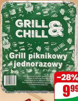 Dino Grill piknikowy jednorazowy Grill & Chill oferta