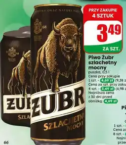 Dino Piwo Żubr szlachetny mocny oferta
