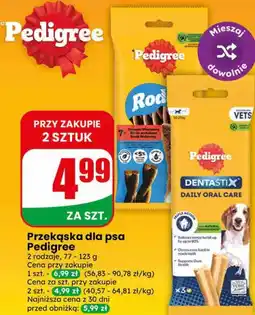 Dino Przekąska dla psa Pedigree 2 rodzaje oferta