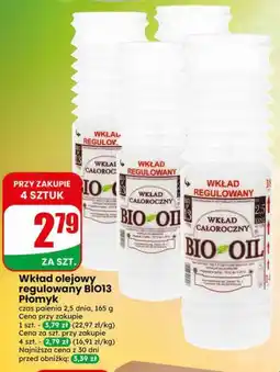 Dino Wkład olejowy regulowany BIO13 Płomyk oferta