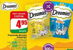 Dino Przysmak dla kota Dreamies różne rodzaje oferta