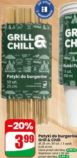 Dino Patyki do burgerów Grill & Chill oferta