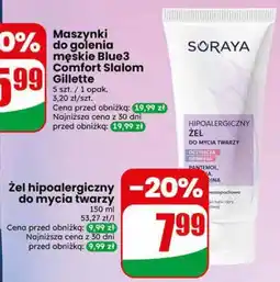 Dino Żel hipoalergiczny do mycia twarzy Soraya oferta