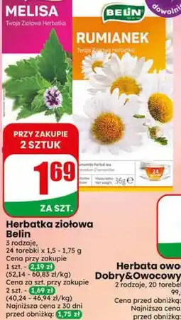 Dino Herbatka ziołowa Belin 3 rodzaje, 24 torebki x oferta