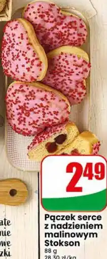 Dino Pączek serce z nadzieniem malinowym oferta
