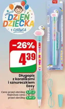 Dino Długopis z koralikami i sznureczkiem Easy oferta