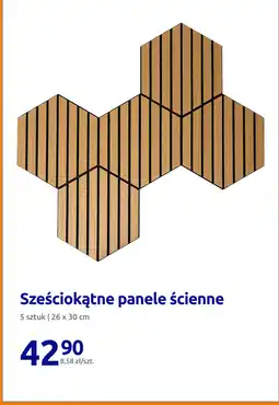 Action Sześciokątne panele ścienne oferta
