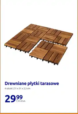 Action Drewniane płytki tarasowe oferta