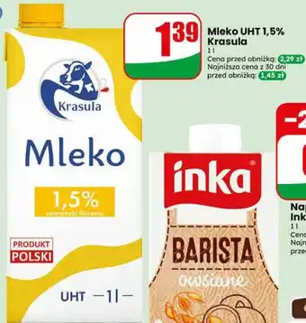 Dino Mleko UHT 1,5% Krasula oferta