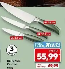 Kaufland BERGNER Zestaw noży 3 elementy dł. 20 cm dł. 12,5 cm dł. 8,7 cm oferta