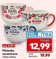 Kaufland Filiżanka ceramiczna różne wzory oferta