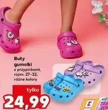 Kaufland Buty gumolki z przypinkami, rozm. 27-32, różne kolory oferta