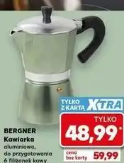Kaufland BERGNER Kawiarka aluminiowa, do przygotowania 6 filiżanek kawy oferta