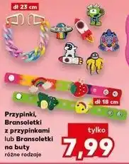 Kaufland Przypinki, Bransoletki z przypinkami lub Bransoletki na buty różne rodzaje oferta