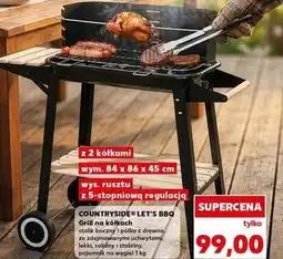 Kaufland COUNTRYSIDE LET'S BBQ Grill na kółkach oferta