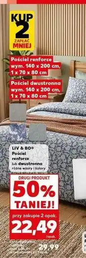 Kaufland LIV & BO Pościel renforce lub dwustronna oferta