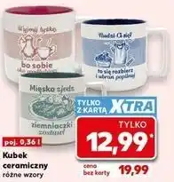 Kaufland Kubek ceramiczny różne wzory oferta